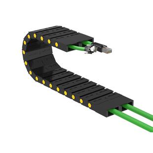 diewu高柔工业相机万兆网线伺服EtherCAT高柔拖链屏蔽ethercat以太网线缆工业千兆五六七类双屏蔽特软耐磨pvc