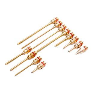 胶枪胶嘴加长热熔胶枪长咀通用型枪头配件扁咀头铜细嘴打出胶铜嘴