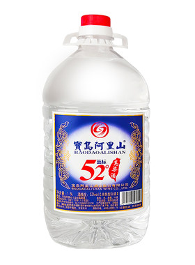 宝岛阿里山浓香型白酒52度台湾高粱酒1.5L桶装三斤泡酒专用大容量