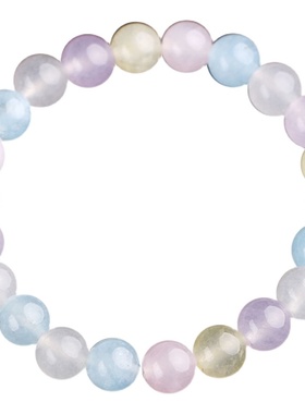 晶韵水晶摩根玉髓手链单圈招财