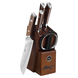 刀具厨房套装组合王麻子菜刀官方旗舰店家用厨刀全套组合菜刀正品