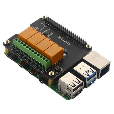 树莓派4路继电器可编程