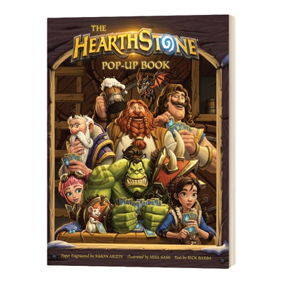英文原版 精装 The Hearthstone Pop-Up Book Mike Sass Insight Editions 炉石传说 立体书 英文版 进口英语原版书籍