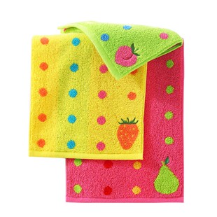 金号A类标准纯棉儿童洗脸巾全棉家用小毛巾48*24吸水柔软TS10106