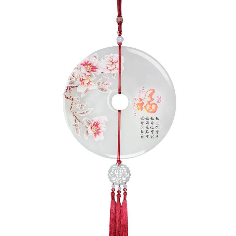 旺宅平安玉石挂件客厅天然正品