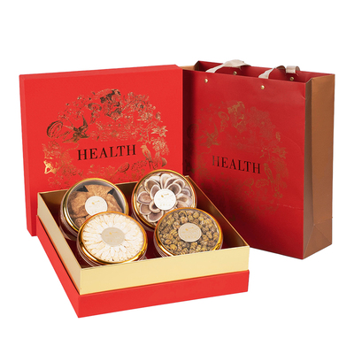 西洋参礼盒年货新年送礼长辈老年人补品营养品陈皮礼品保健人参片