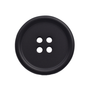 高档西装纽扣扣子男士女装哑光黑色大衣风衣外套树脂裤子圆形钮扣