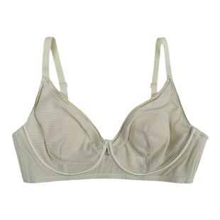 JoyceBra 超薄网纱圆圆杯防凹点内衣女大胸显小软支撑舒适文胸罩