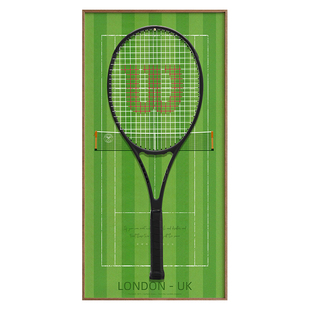 墙蛙网球拍收纳装饰框大师赛球拍收藏画框功能型运动可摆放框