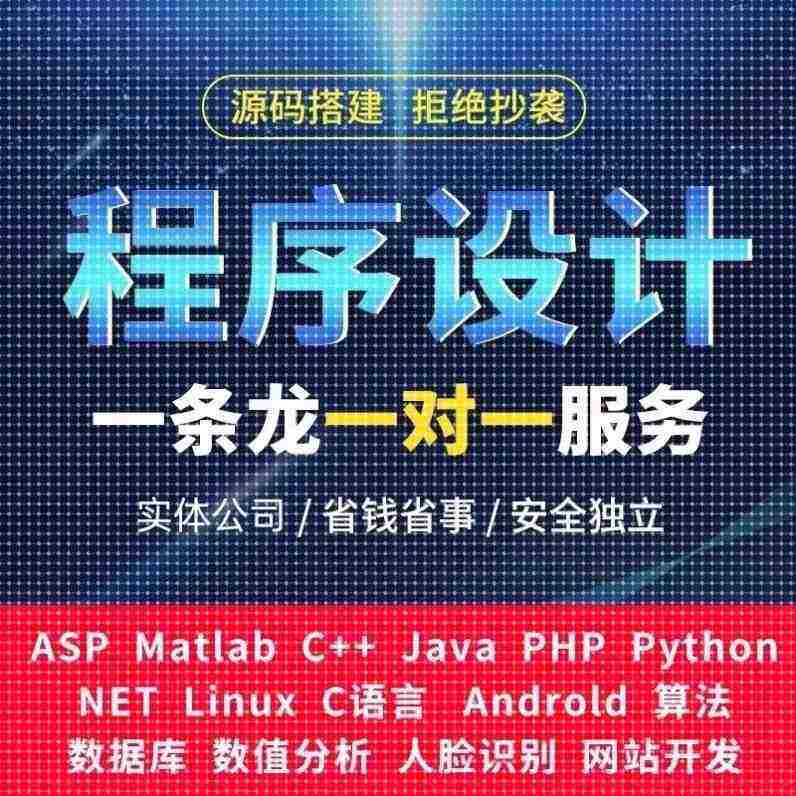 python代编程深度学习算法matlab定制程序代写php代码编写做C++
