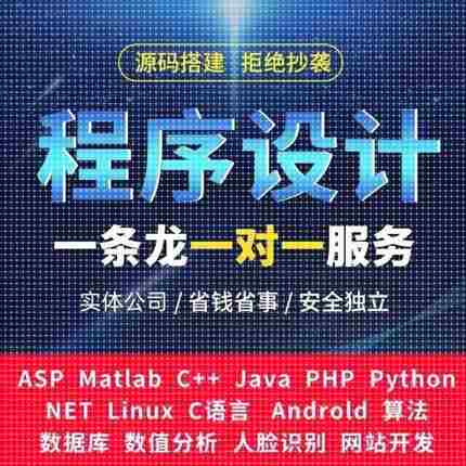 python代编程深度学习算法matlab定制程序代写php代码编写做C++