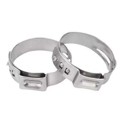 蓬发304不锈钢管夹单耳无极卡箍