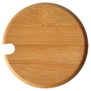 三拾家 圆形竹盖子环保天然竹子杯盖 马克杯陶瓷玻璃杯盖木质盖子