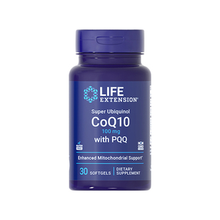 LifeExtension还原型辅酶q10专利泛醇coq10富里酸呵护心脏肌