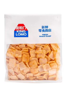 金粒门咔咔虾片160克怀旧零食