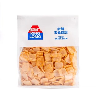 五一国金街KING LOMO金粒门咔咔虾片160克童年怀旧经典解馋零食