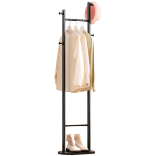 挂衣架落地式衣帽架床边晚上放脱下的衣服神器晾衣置物架卧室衣柜
