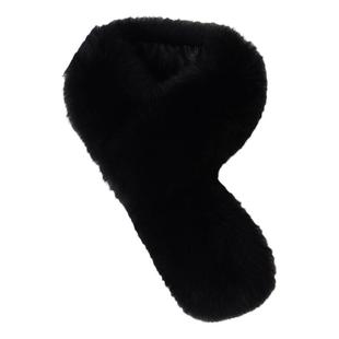 高级冬款保暖围巾皮草仿狐狸毛毛领百搭皮草磁吸围脖吸扣短款女