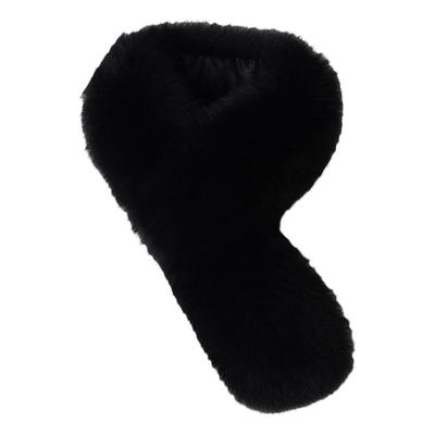 秋冬季真毛可爱皮草新款加厚围巾