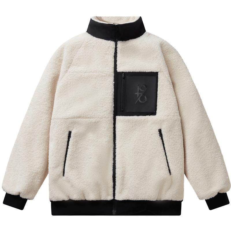 【鹅绒】波司登奥莱冬仿羊羔毛短款立领轻薄羽绒服时尚情侣款外套