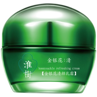 淮树金银花清颜乳霜50g 秋冬补水保湿乳液修护面霜清爽旗舰护肤品