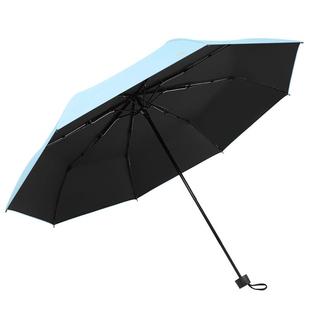 天堂伞超轻小巧五折伞防晒遮阳伞太阳伞折叠便携女晴雨两用女士伞