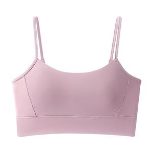 运动内衣女高强度防震防下垂健身瑜伽服吊带文胸一体美背心式上衣