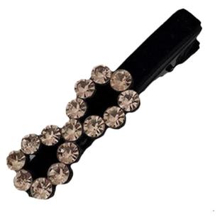 韩版复古蝴蝶结侧边碎发夹级感水钻夹网红后脑勺气质刘海发卡女