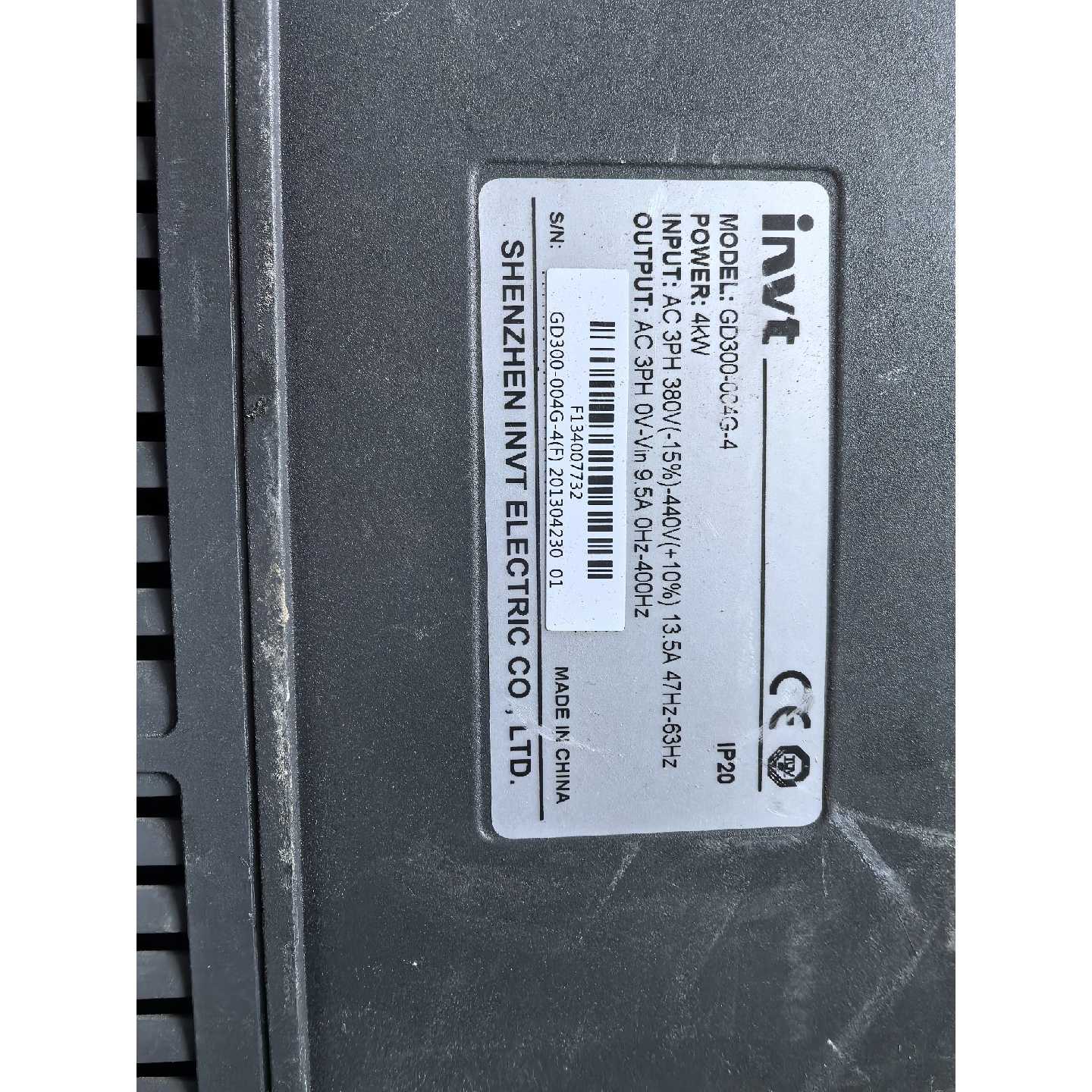 议价英威腾变频器GD300-004G-4 二手拆机成色如图,,功