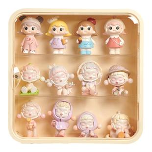 盲盒收纳展示架壁挂式泡泡玛特展示盒陈列挂墙上置物架透明手办柜