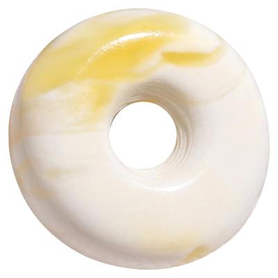 俄料蜜蜡琥珀白花小卡环环扣