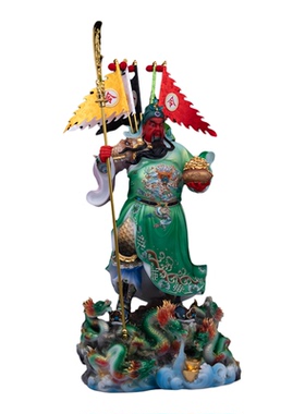 九龙关二爷神像关圣帝君像体