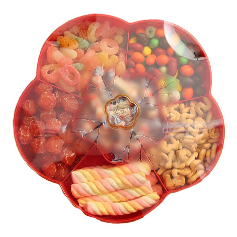 结婚过年干果盘中式糖果盒零食