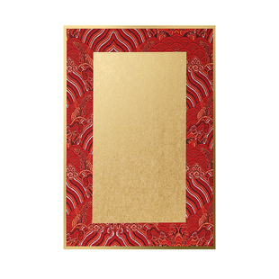 仿宋锦金潜硬卡银潜卡纸免裱书法国画卡纸金边硬卡伴手礼镜框画框文房摆台熟宣工笔小楷用纸工笔画熟宣纸装饰