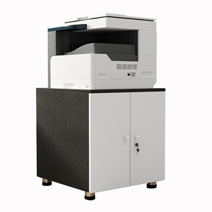 打印机柜子落地A3复印机工作台放置柜移动矮柜带轮大型打印机底座