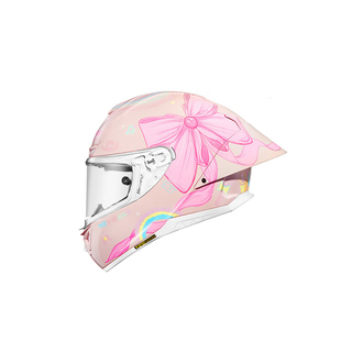 motorax摩雷士r50spro头盔摩托车男夏季蝴蝶结百花齐放幻影安全帽