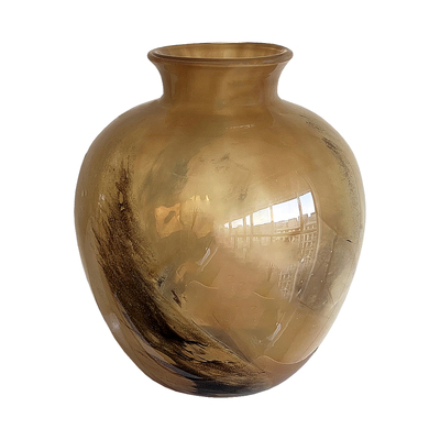 click琉璃玻璃烟灰复古花瓶