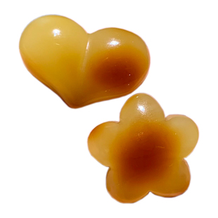 天然蜜蜡随形配件星星屁桃小花月亮吊坠琥珀波罗的海原矿金珀饰品