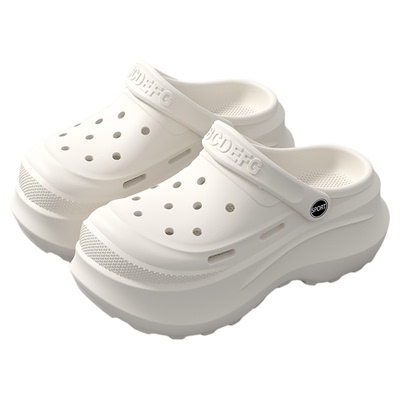 厚底洞洞鞋女款2025新款夏外穿