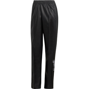 Adidas/阿迪达斯官方三叶草新款女子休闲排扣时尚皮裤II6099