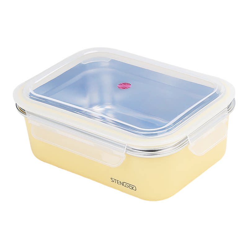 绿扣不锈钢保鲜盒316L食品级保温饭盒上班族密封水果便当盒午餐盒