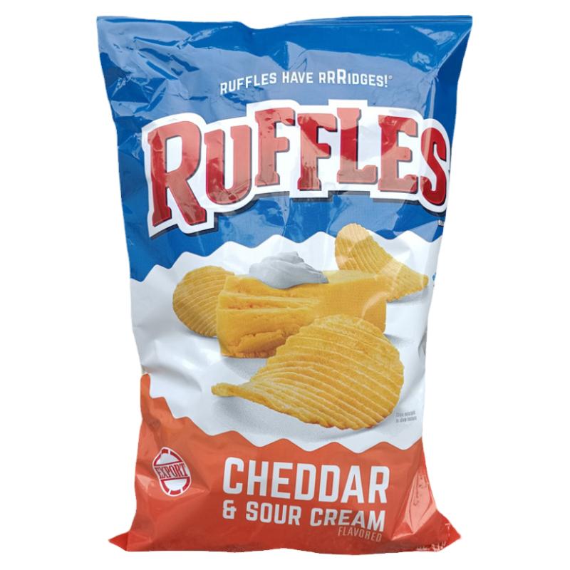 184.2g如福司奶油车打芝士味土豆片Ruffles Potato Chips Cheddar