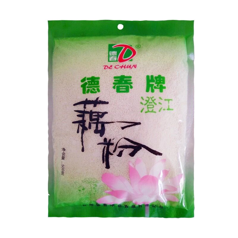 云南特产抚仙湖藕粉500g原味红枣