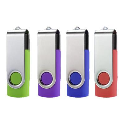 投标用小U盘4gu盘2g金属旋转u盘8g公司展会礼品1GU盘定制logo刻字