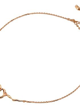 S925银镀18K金项链女2025小众时尚珍珠气质品质感锁骨链