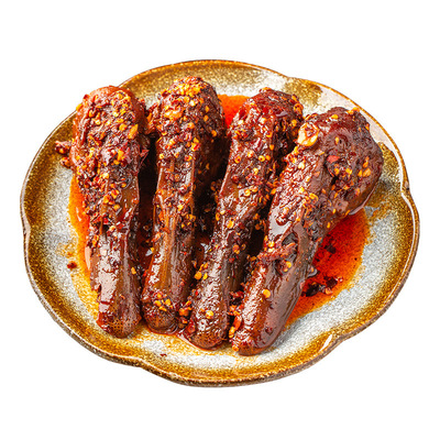 风味麻辣鸭头开袋即食卤味鸭头下酒菜鸭货肉类小吃卤鸭头休闲零食