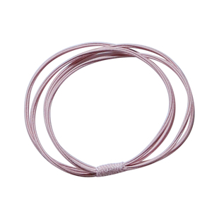 简约细发圈黑皮筋扎头发皮套头绳粗扎马尾简约韩国胶圈橡皮筋女