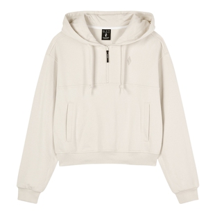 Skechers斯凯奇秋冬女款套头衫运动休闲连帽卫衣 L124W040/00F1