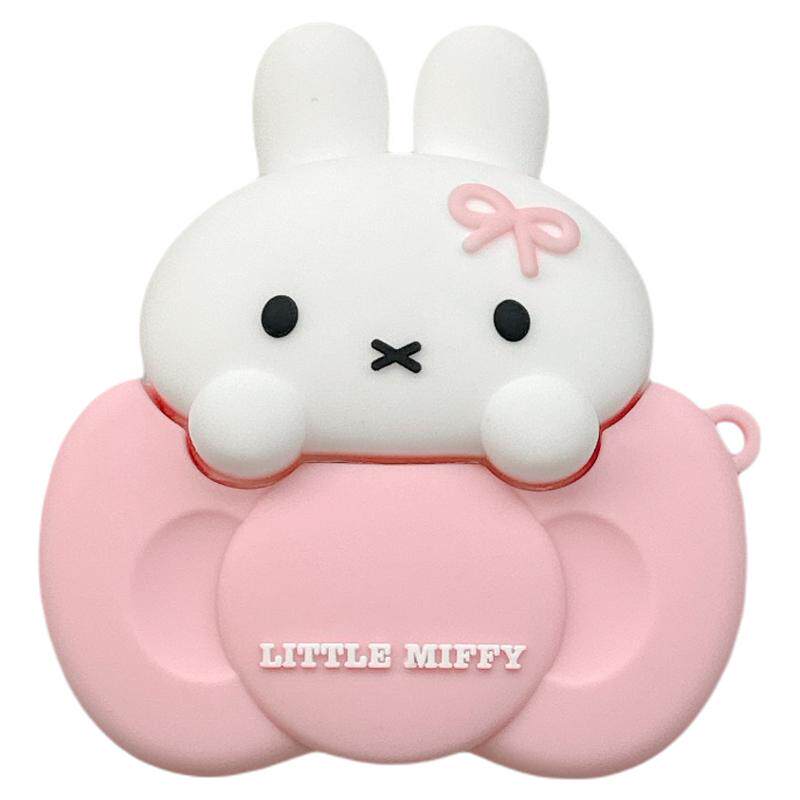MoreRex 立体蝴蝶结米菲带挂绳适用苹果AirPods4保护壳airpods1/2/3蓝牙无线耳机套airpodspro二三四代新硅胶