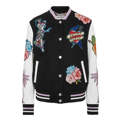 PHILIPP PLEIN 女士Hawaii系列学院风棒球夹克外套秋冬